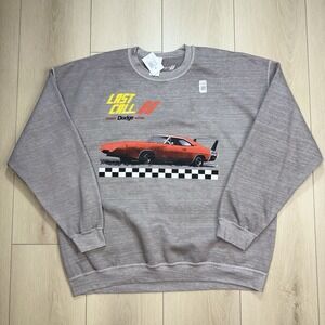 Dodge Charger Daytona Men's XL Last Call‎ Graphic Sweatshirt NWT Racing Car Crew
